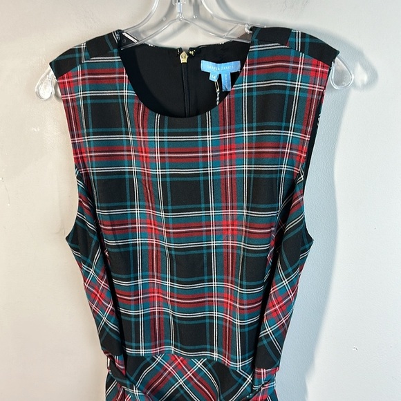NWT Draper James Georgia Tartan Plaid Love Circle Waist Tree Dress Size 14 - Picture 5 of 16